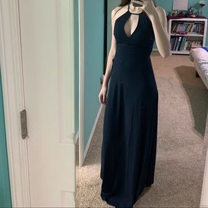Navy prom dress